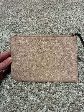 kate spade Blush Pink Pebbled Leather Wristlet Clutch